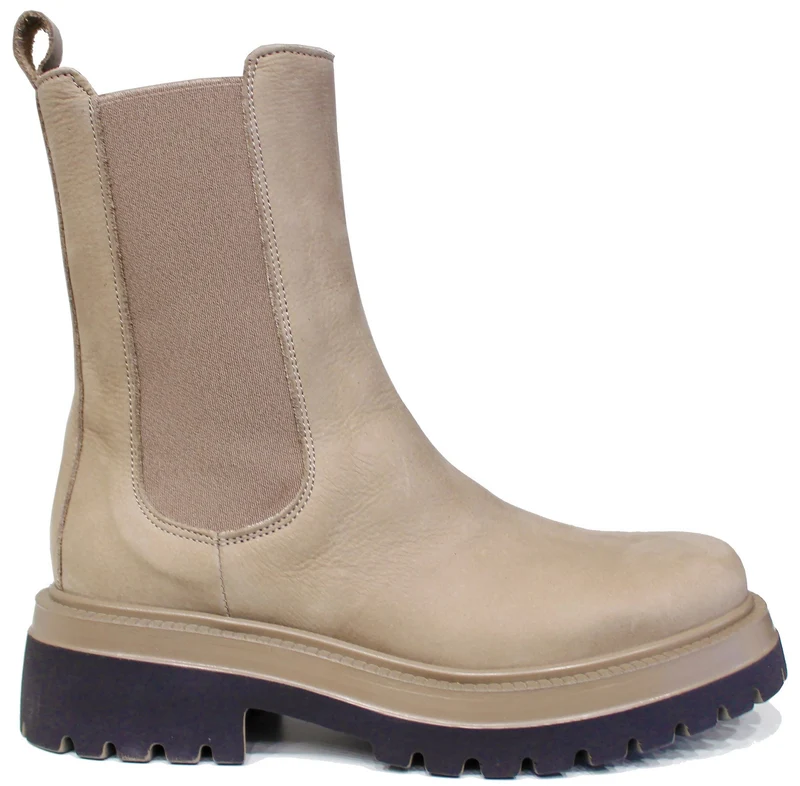 |BEATLES DONNA PELLE BEIGE CHIARO|