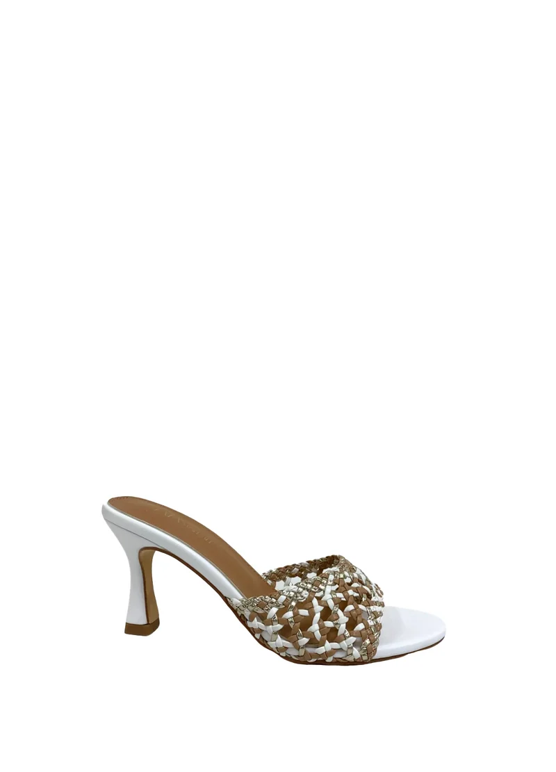 Sandali donna in PU con tacco medio