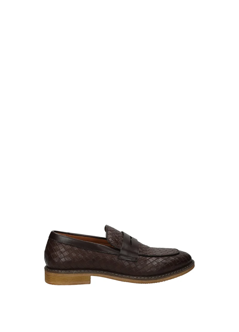 Mocassini Uomo Casual in PU - Brown