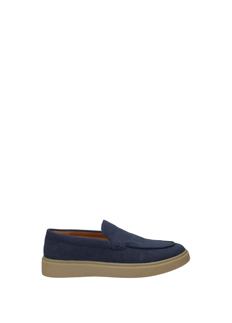 Mocassini Uomo in M.Fiber - Beige e Blu