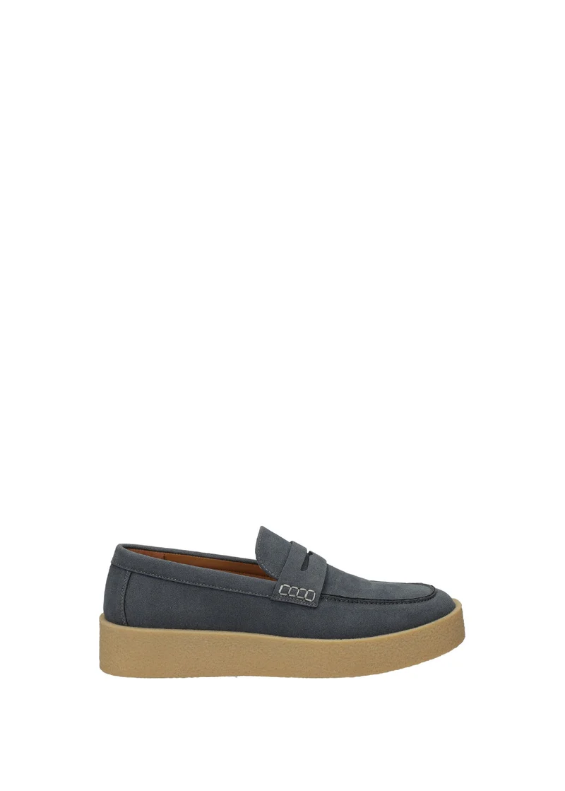 Mocassini Uomo in M.Fiber - Blu
