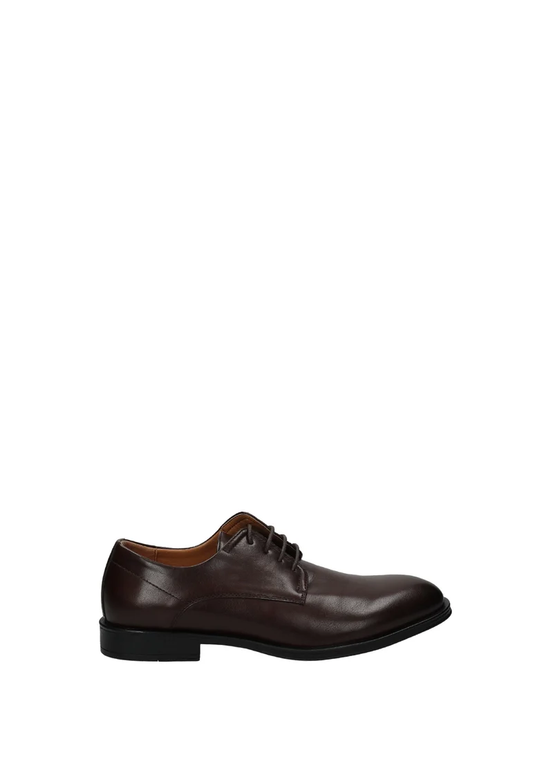 Derby Uomo in PU - Black e Brown