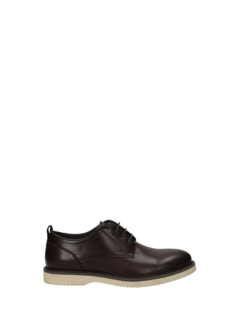 Derby Uomo Classiche in PU - Brown
