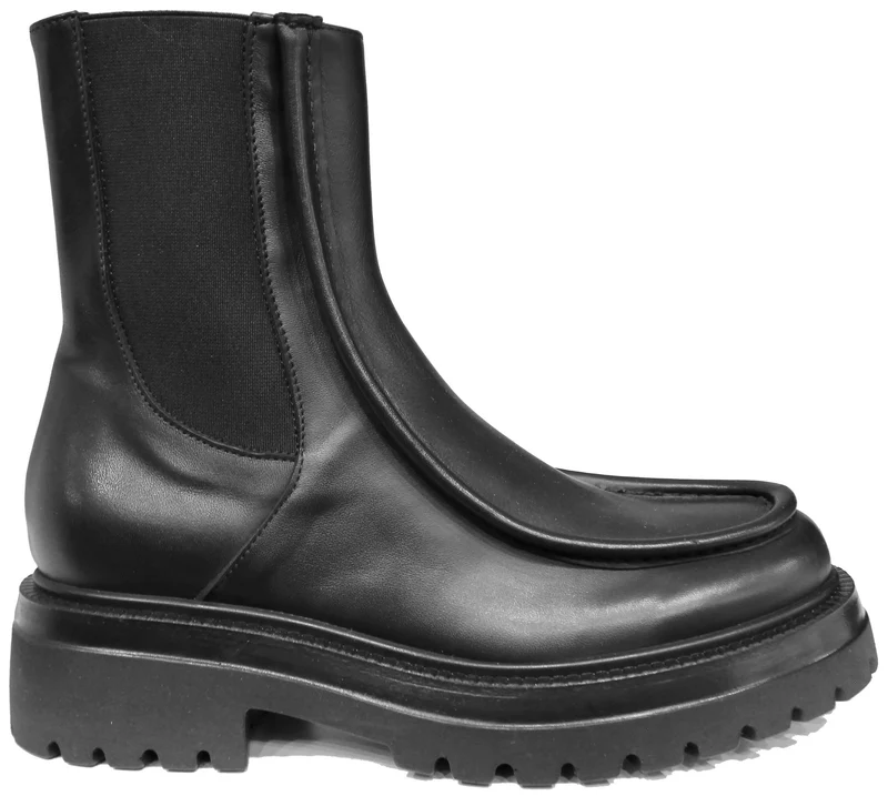 |ANFIBIO DONNA PELLE NERA|