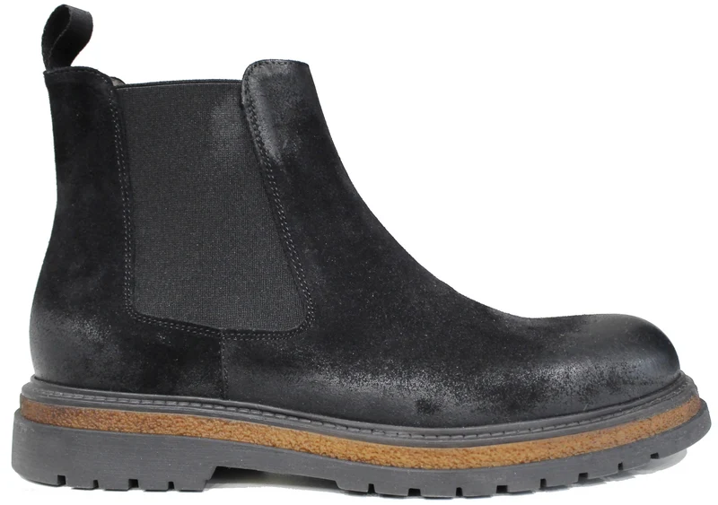 |BEATLES UOMO CAMOSCIO NERO|