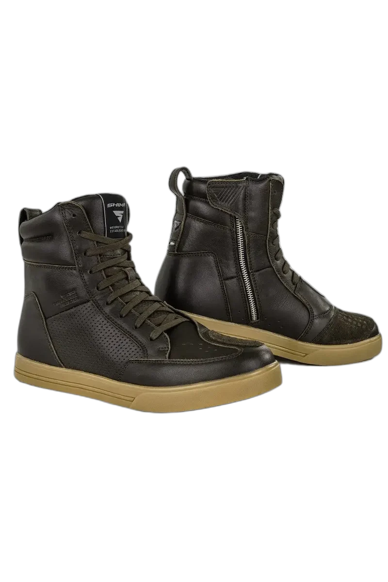 SHIMA BLAKE URBANO STIVALI DI MOTO MARRONE