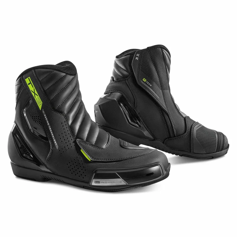 SHIMA TX-3.0 STIVALI DI MOTO UOMO NERO FLUO