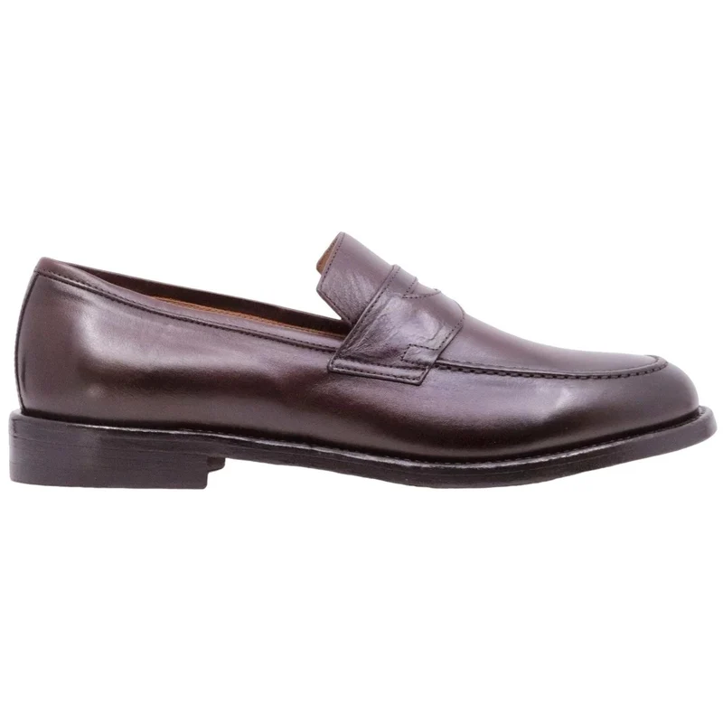 Mocassino uomo Corvari 1830 in pelle bordeau