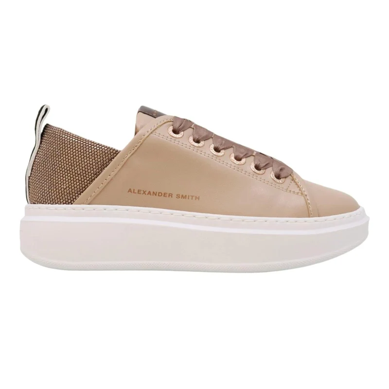 Sneaker donna Alexander Smith Wembley in pelle rose gold