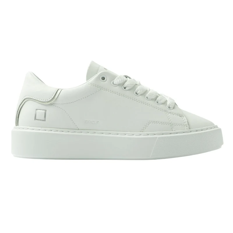 DATE Sfera Calf White SF CA WH sneaker donna in pelle bianca