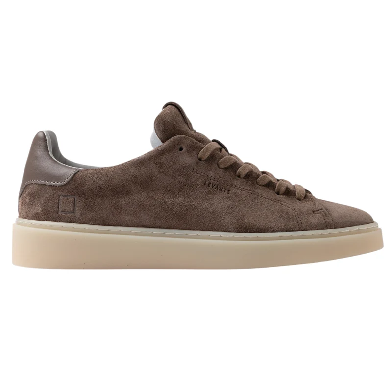 DATE Levante Suede Taupe LV SD TA sneaker uomo in camoscio