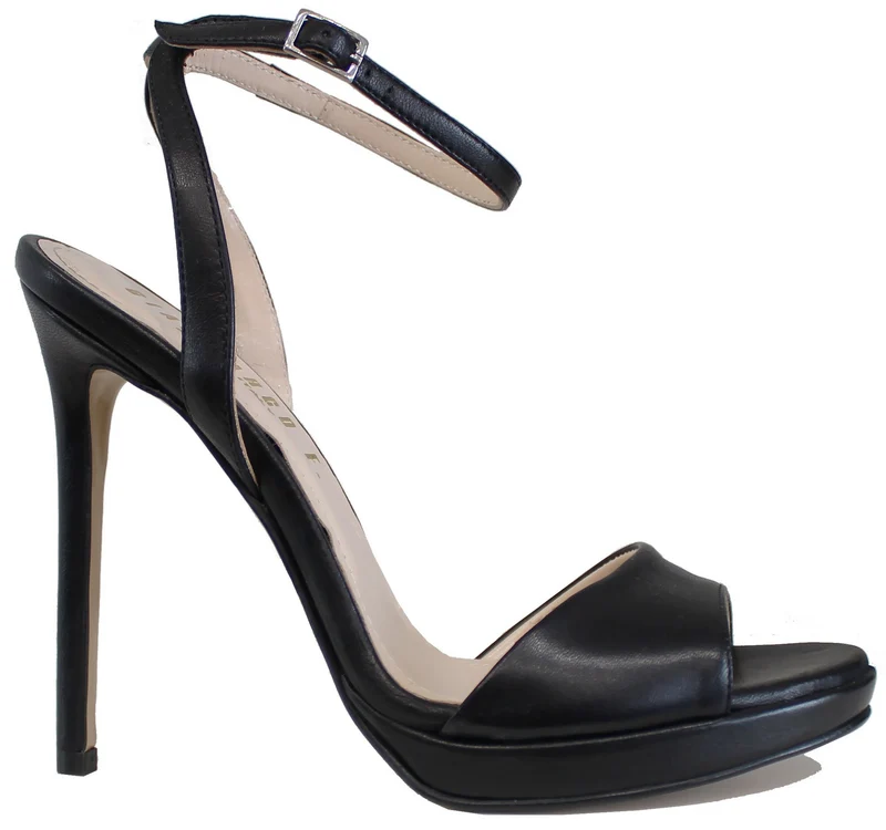 |SANDALO DONNA ACS PELLE NERA|
