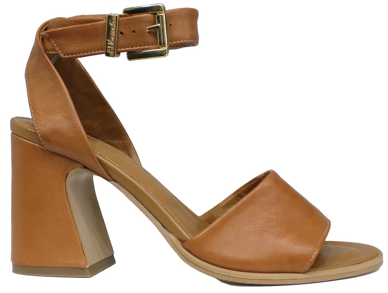 |SANDALO DONNA PELLE CUOIO|