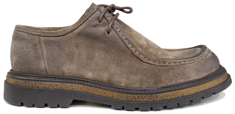 |SCARPE UOMO INGEGNERE CAMOSCIO TORTORA|