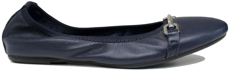 |BALLERINA DONNA MORSETTO PELLE BLU|