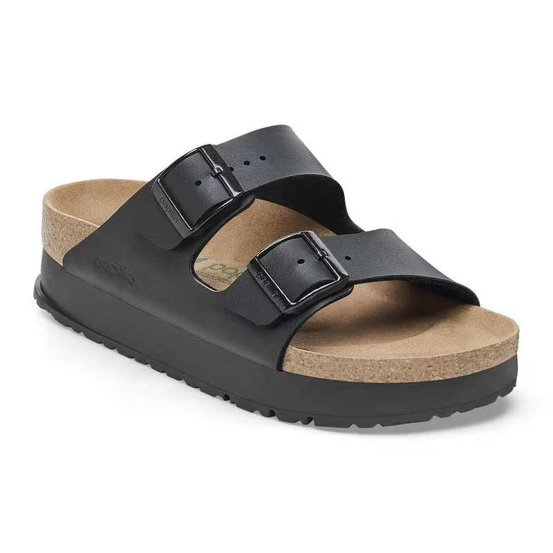 Birkenstock Arizona Platform Nera PAP Flex