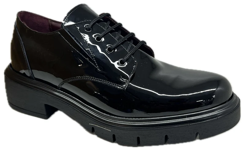 Galileo Francesina Vernice Nera Made in Italy