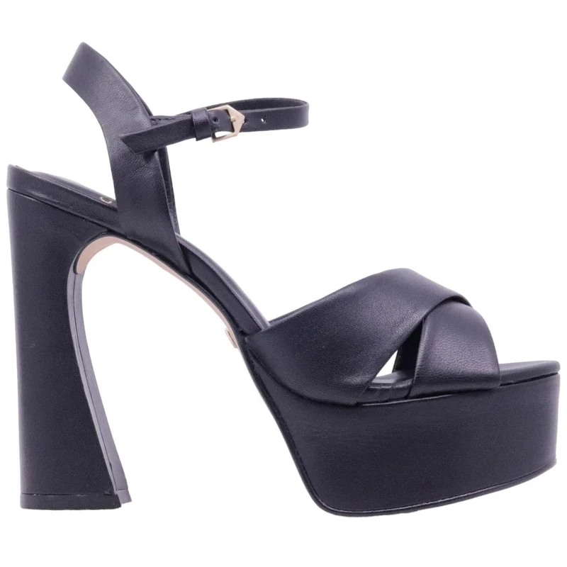 Sandalo donna Carrano 652003 in pelle nera