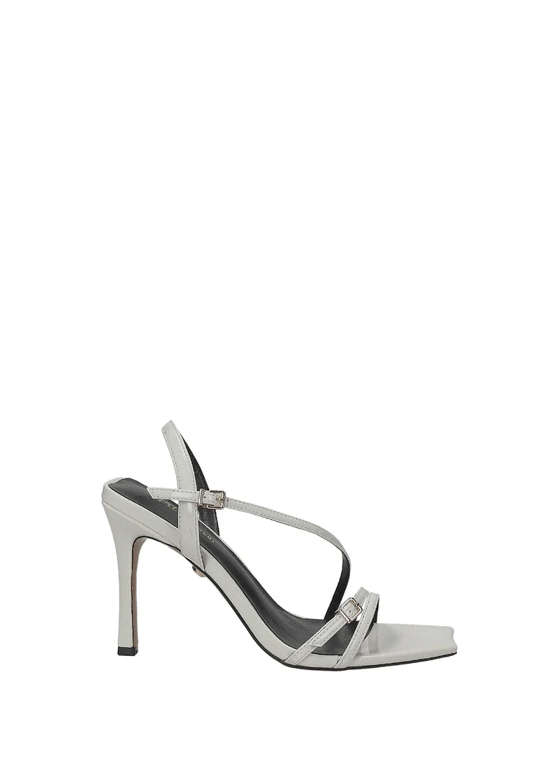 Sandali donna in vernice con tacco alto