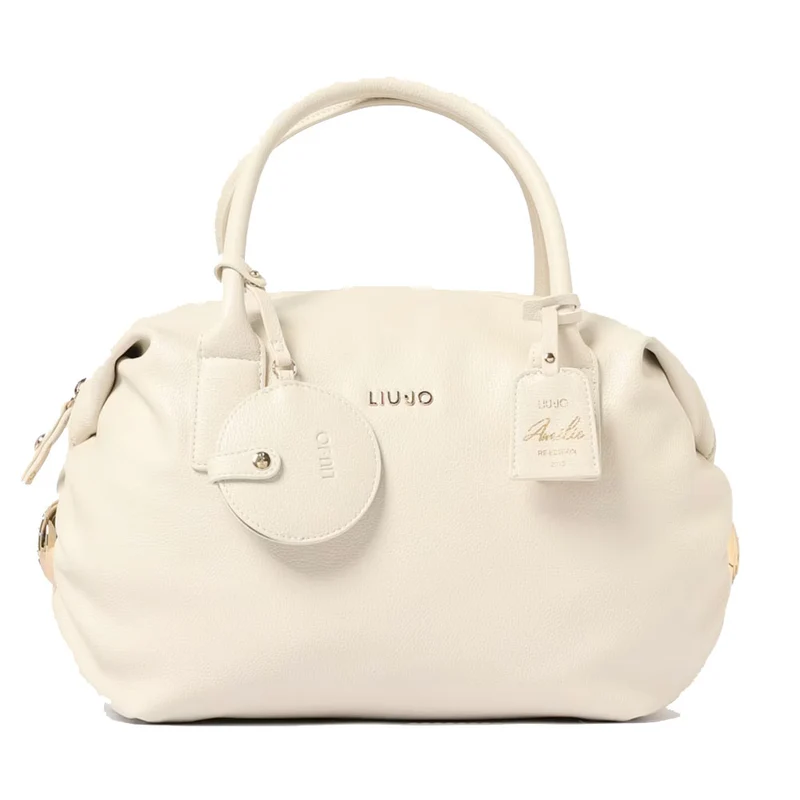 Bauletto Medio Donna LIU JO effetto Bottalato Marmo con Charm