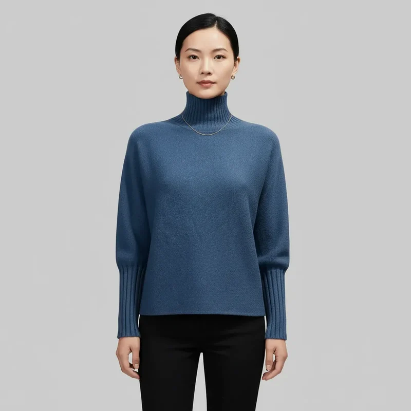 Maglia 41103 Collo Alto in Lana