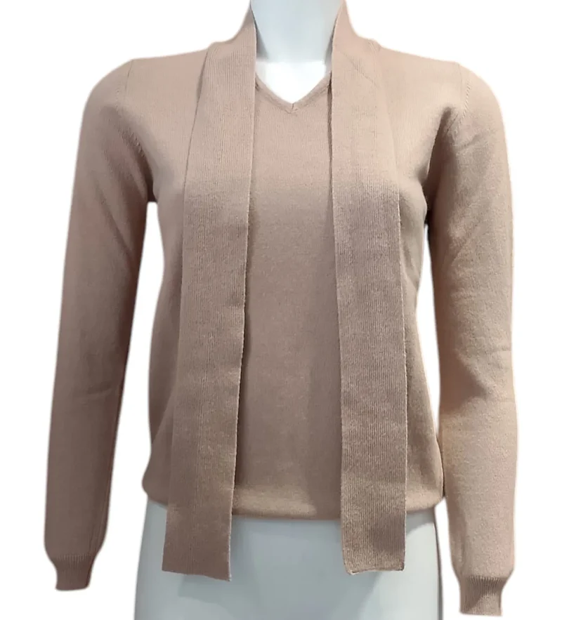 Cardigan con Sciarpa