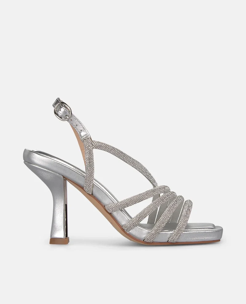 SANDALIA TUBULAR BRILLO