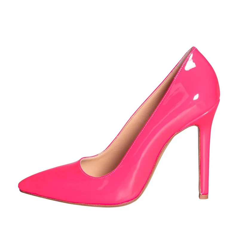 Scarpe fucsia con tacco