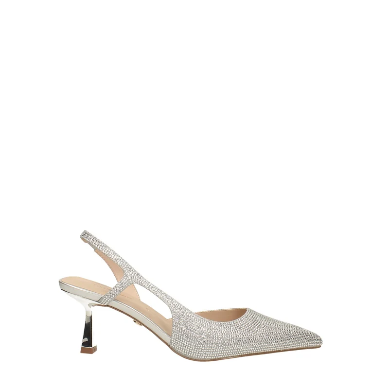 Décolleté glitterate. Tacco alto 4cm