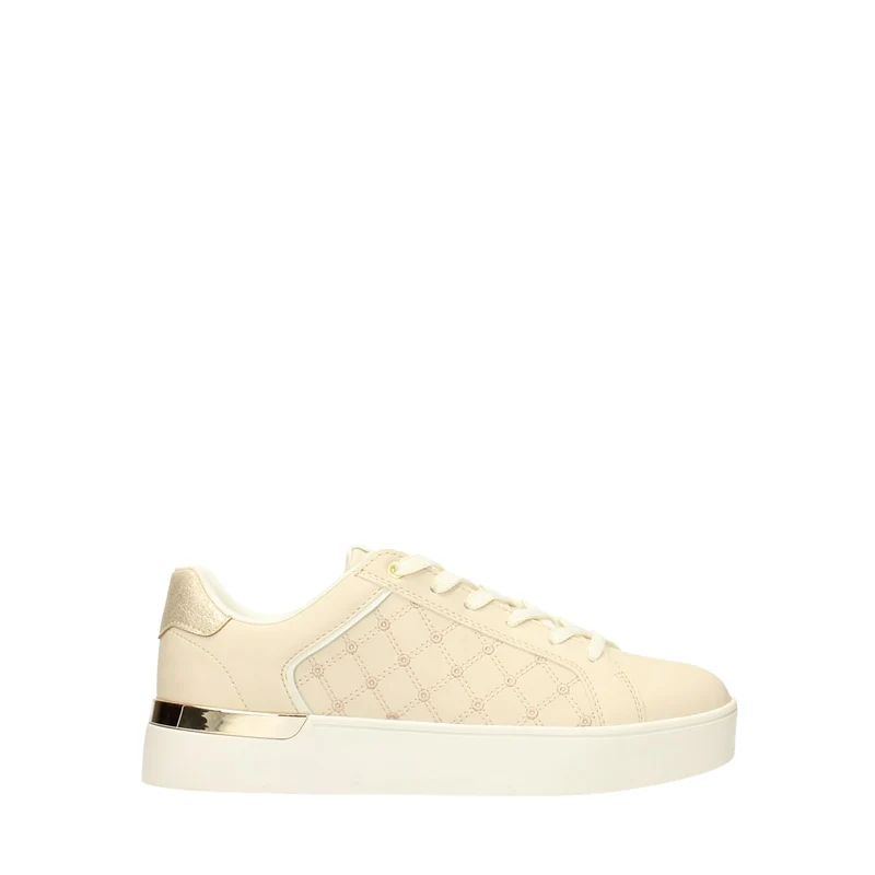 Sneakers con inserto metallizzato. sottopiede in Memory