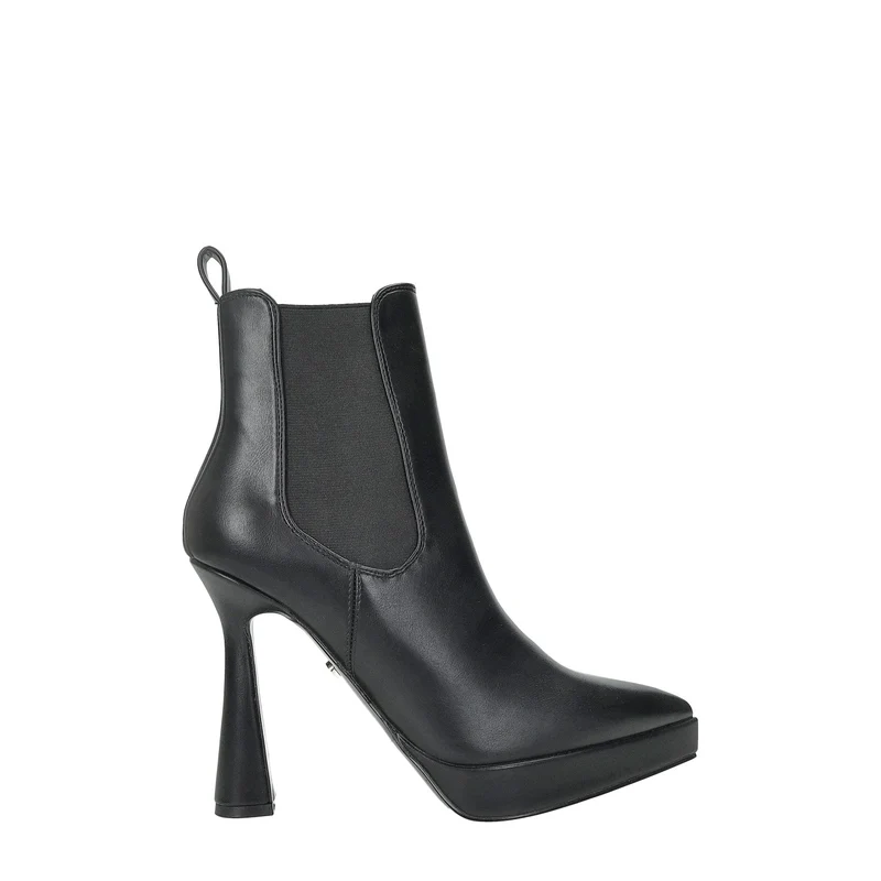 Stivaletti con dettagli stretch.Tacco alto 12cm
