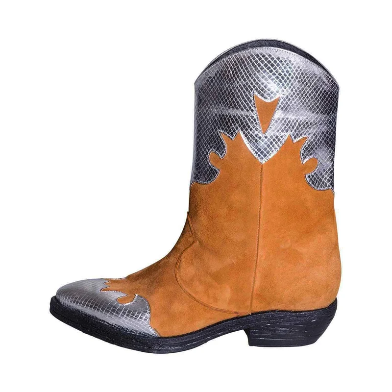 Stivali camperos donna cuoio made in italy