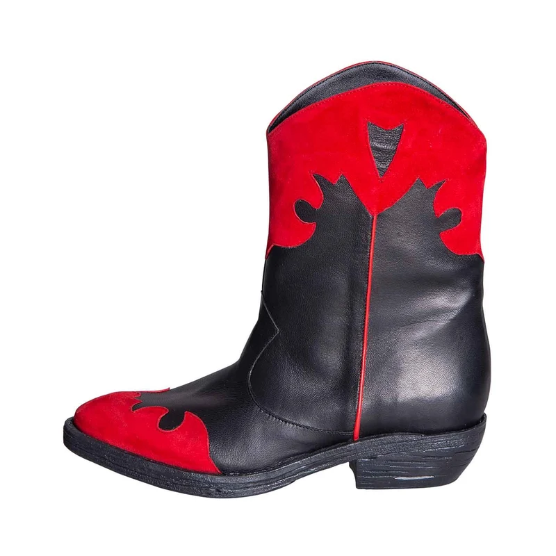 Stivali texani donna neri made in italy