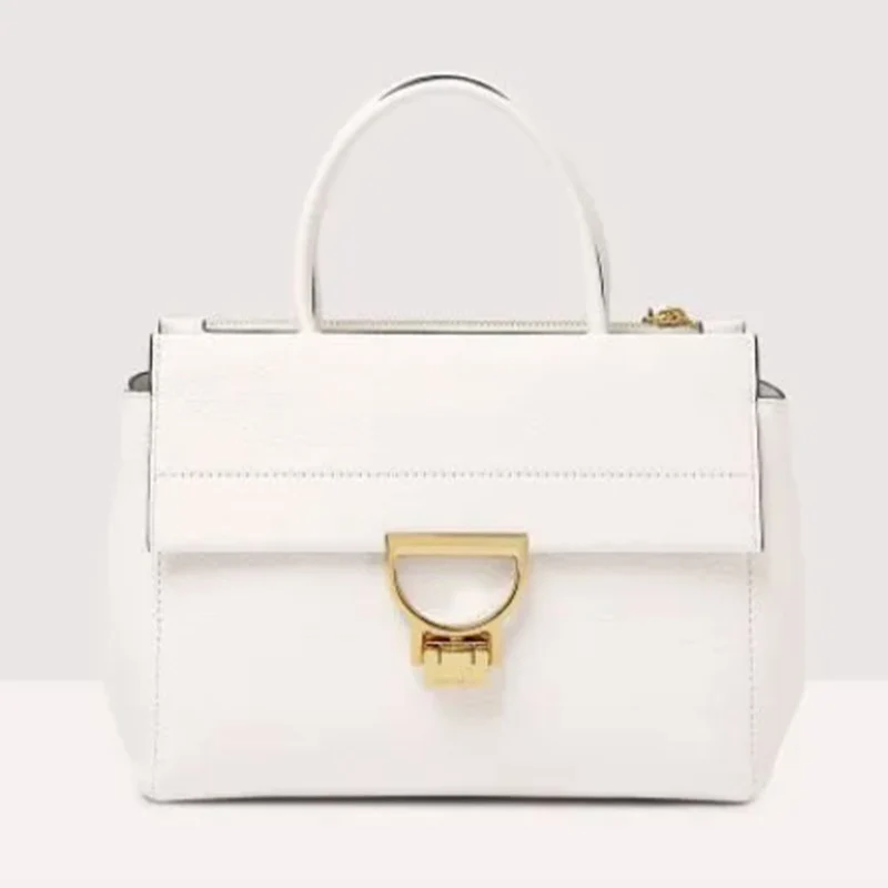 Borsa Donna a Mano COCCINELLE in Pelle linea Arlettis Medium Colore Coconut Milk