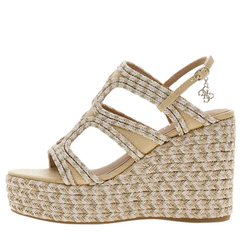 Sandali Donna GUESS con Zeppa Linea Evers Colore Pink