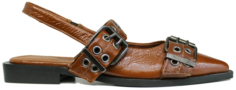|SLINGBACK DONNA BORCHIATA NAPLAK CUOIO|
