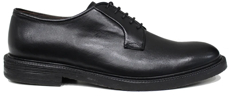 |DERBY UOMO ACS PELLE NERA|