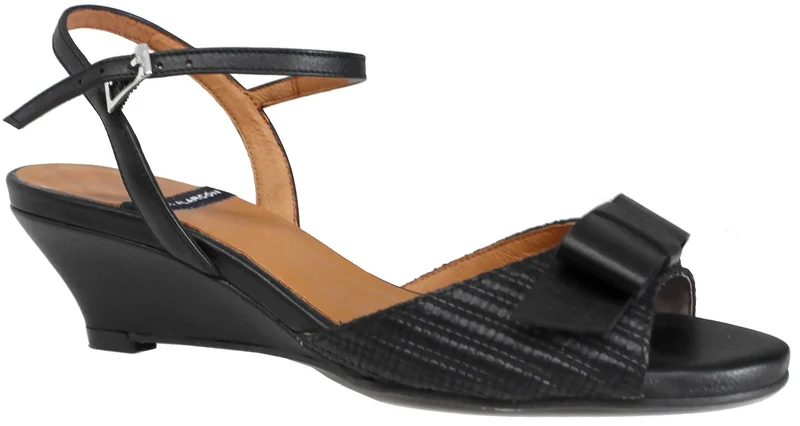 ZEPPA DONNA FIOCCO PELLE NERA