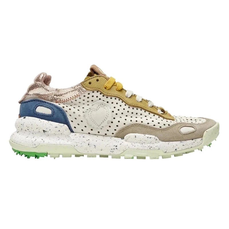 Satorisan Chacrona Laser Premium Multicolor 110073A06139 sneaker donna in pelle traforata grigio chiaro casual comfort