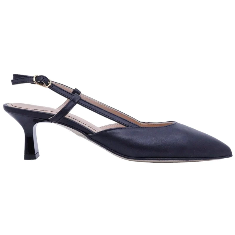 Slingback donna Le Briella Z897 in pelle nera