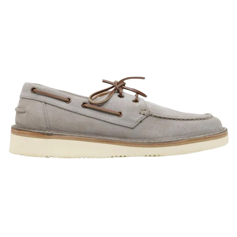 Astorflex Boatflex scarpa da barca uomo realizzata in pelle scamosciata grigia