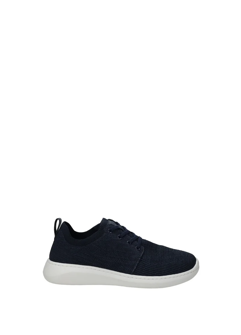 Sneakers uomo in TEX/PU fondo gomma
