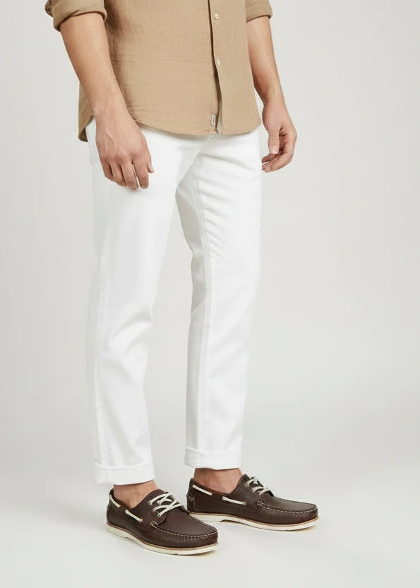 Derby Uomo in Pelle - Blu e Brown