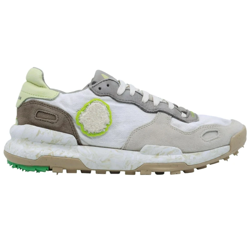 Satorisan Chacrona Linen sneaker uomo in lino bianco