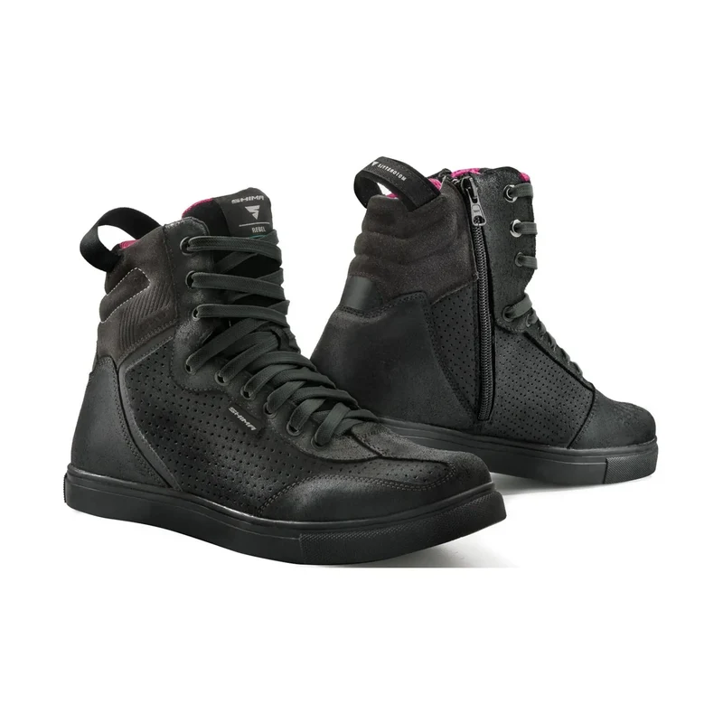 SHIMA REBEL STIVALI STIVALI DI MOTO DONNA NERO