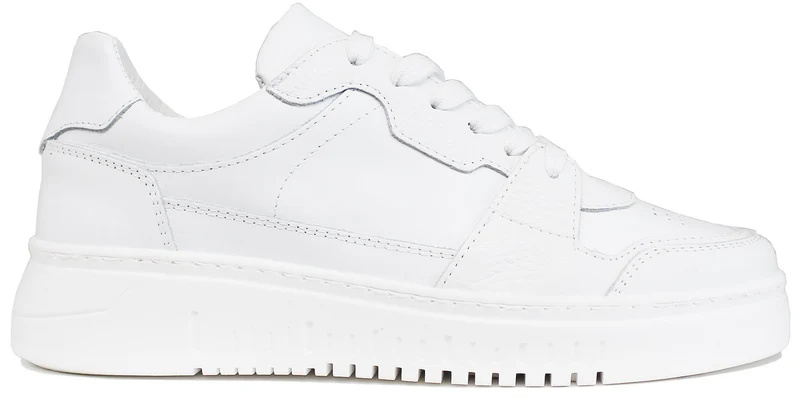 SNEAKER UOMO PELLE BIANCA