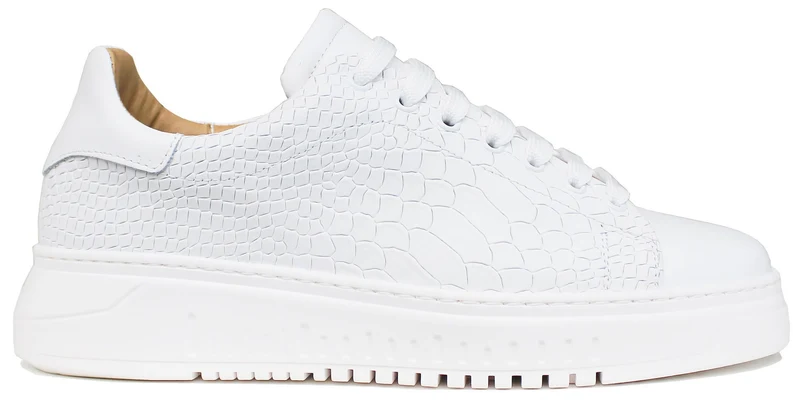 SNEAKER UOMO COCCO PELLE BIANCA