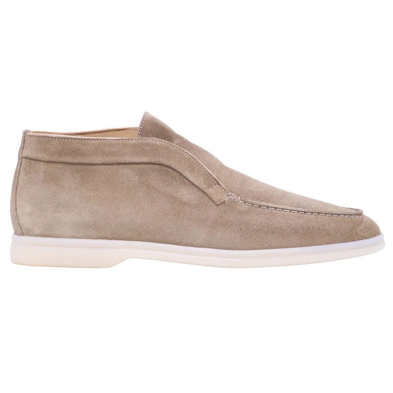 Triver Flight 797-23 Softy Antilope polacchino uomo in camoscio taupe