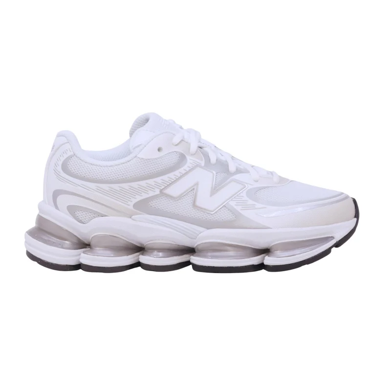New Balance ABZORB 2000 sneaker donna in tessuto e materiale tecnico bianco silver