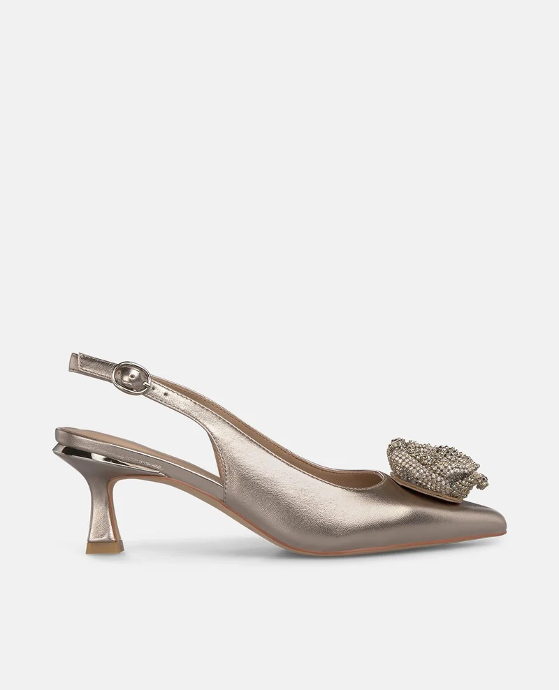 ZAPATO MINI DESTALONADO FLOR